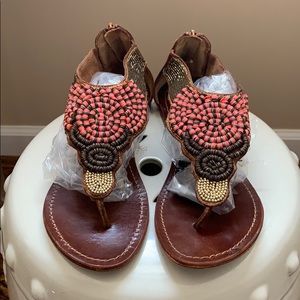 Steven Madden boho leather sandals